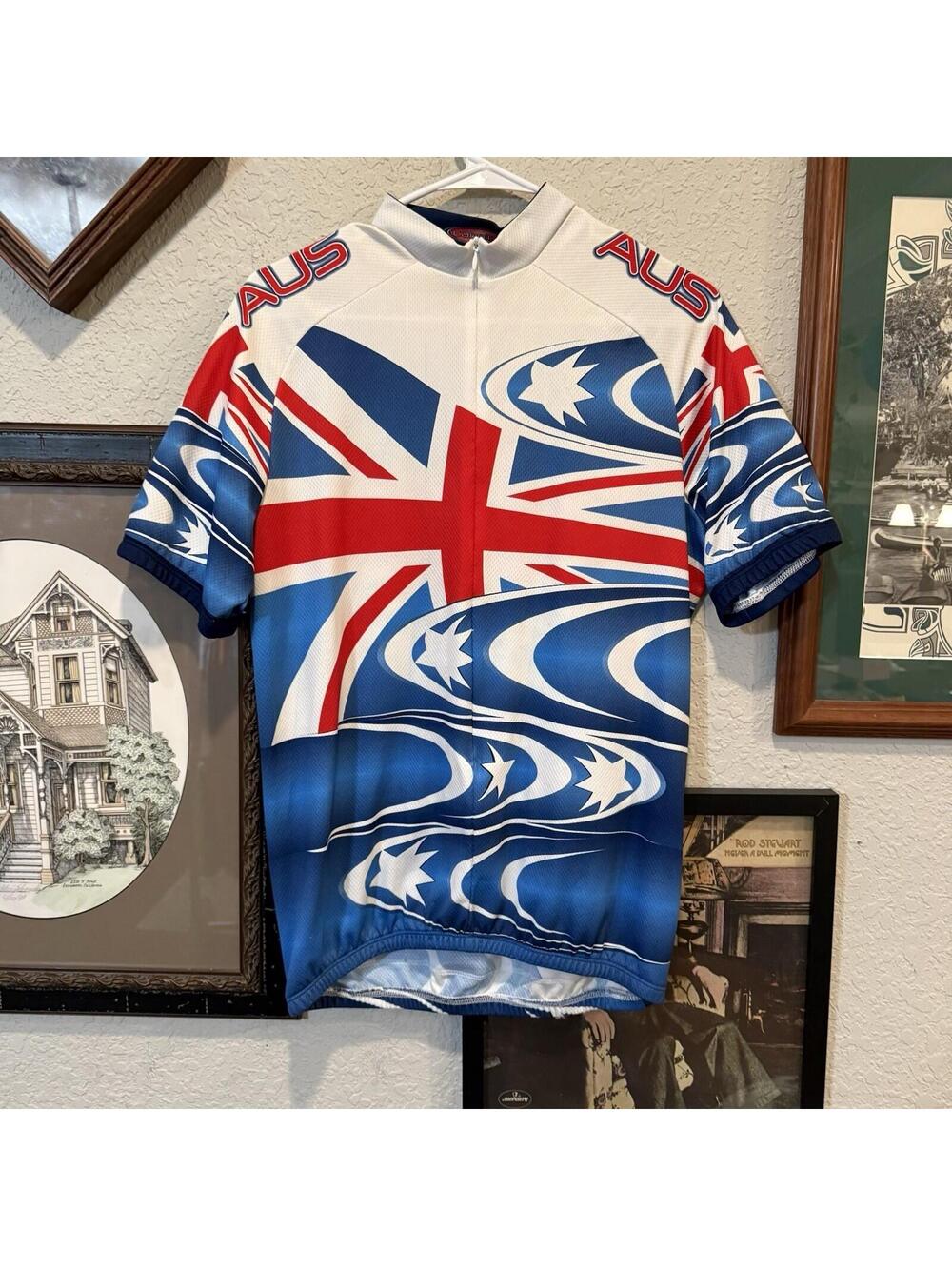 Vintage 00s Cannibal Australia Short Sleeve Cycling Jersey Size Unisex Large